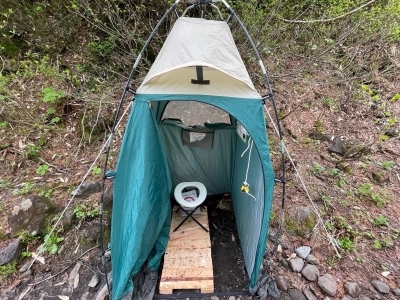 携帯トイレブーステント