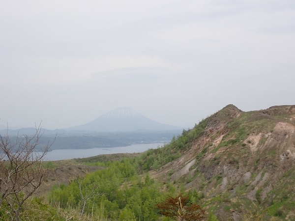洞爺湖と羊蹄山の画像