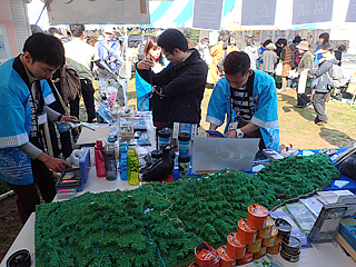 ウトロ海域協議会ブース内側