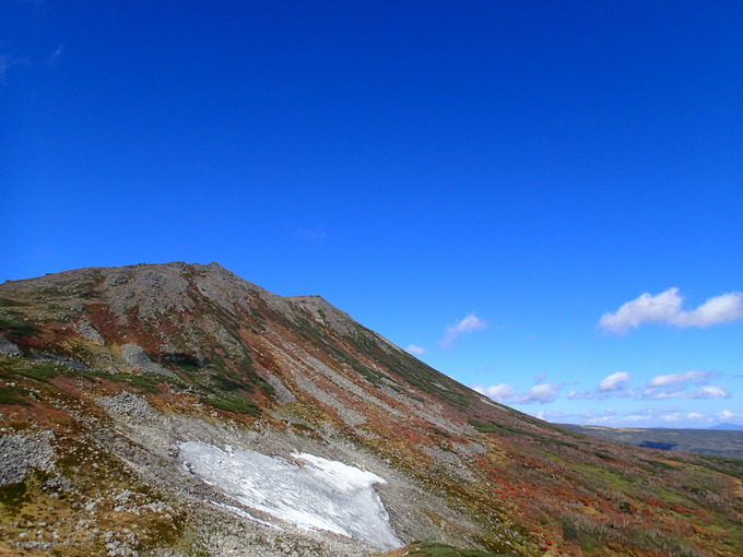 トムラウシ山腹の紅葉