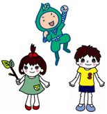 UNDB-J「タヨちゃんサトくん」北海道「環境忍者　えこ之助」