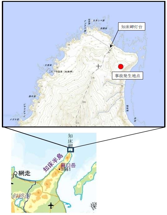 事故発生位置図