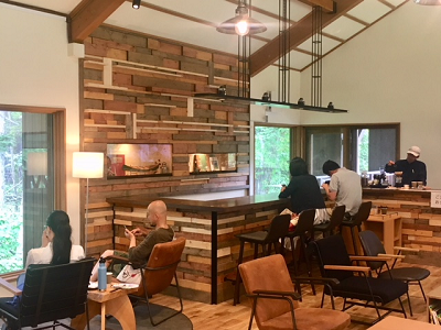 カフェコーナーの様子